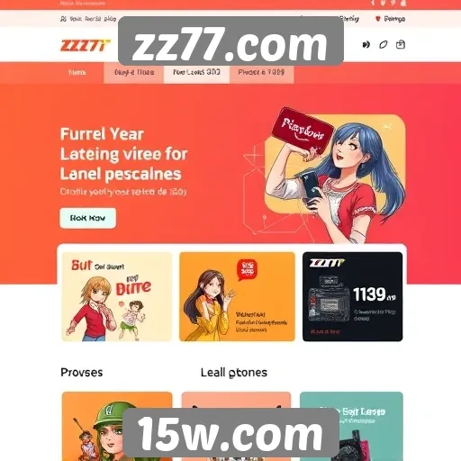 Avaliação da interface de usuário do site zz77.com