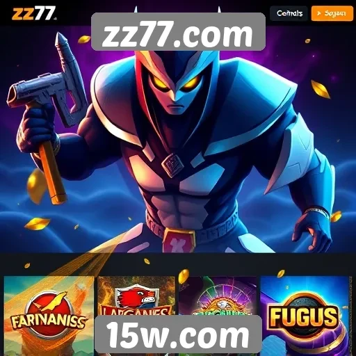 Variedade de jogos disponíveis no zz77.com